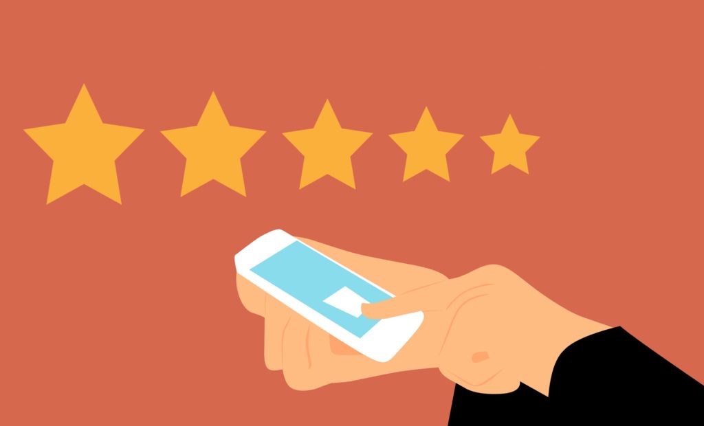 customer service rating